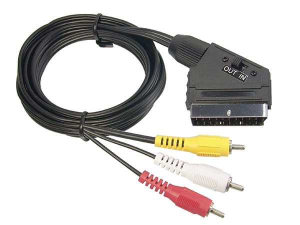 kabl scart-3xrca in-out