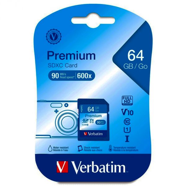 verbatim sd premium 64 (a)