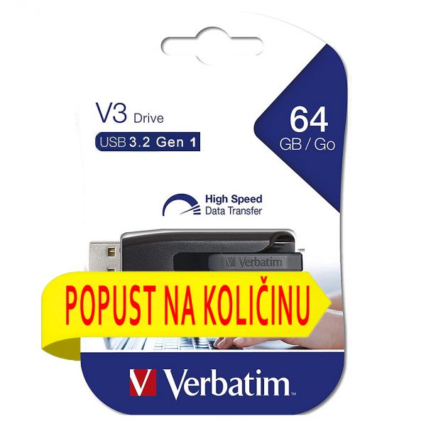 verbatim usb 64gb v3 3.2 (-)