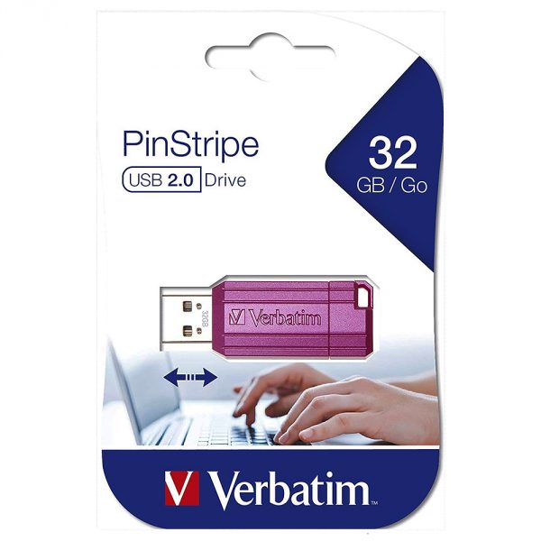 32gb pinstripe roze (a)