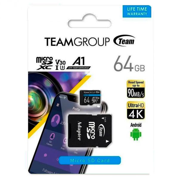 teamgroup microsd 64 (a)