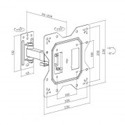 tv nosac tilt short arm 23-43 (b)