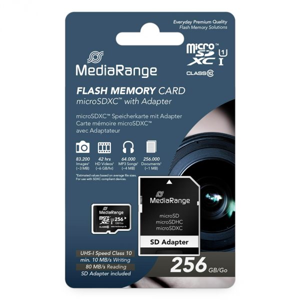mediarange microsd 256 (a)